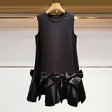 TWOTWINSTYLE Elegant Summer Dress Women O Neck